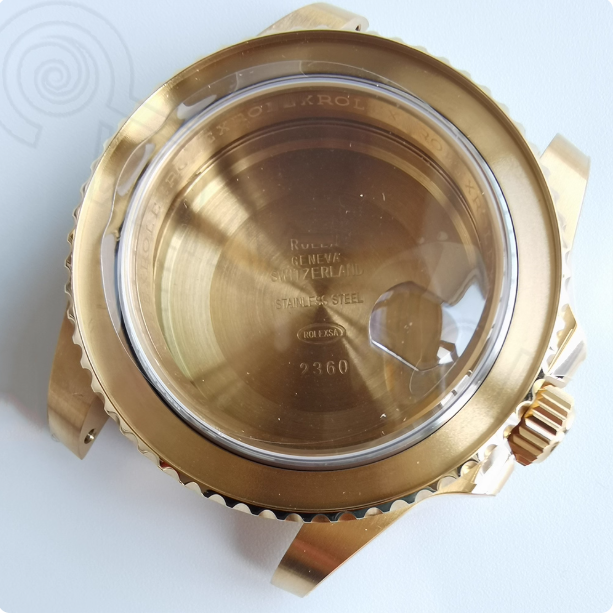 CNC Case Submariner 904L Stainless Steel Case Accessories Compatible with 3135 Movement