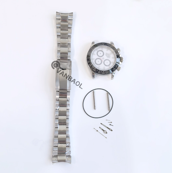 Panda Di case set compatible with 7750 movement 316 stainless steel sapphire