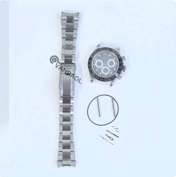 Panda Di case set compatible with 7750 movement 316 stainless steel sapphire