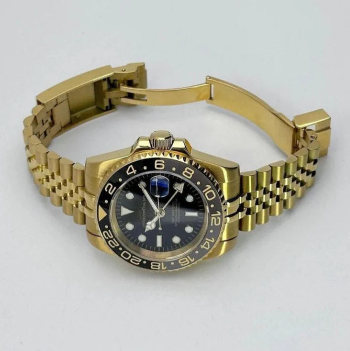 No.29 WATCH MOD GMTEIKO | GOLD AND BLACK | JUBILEE STRAP
