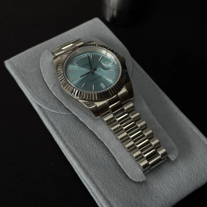 No.39 WATCH MOD JUST | DATE | ICE BLUE