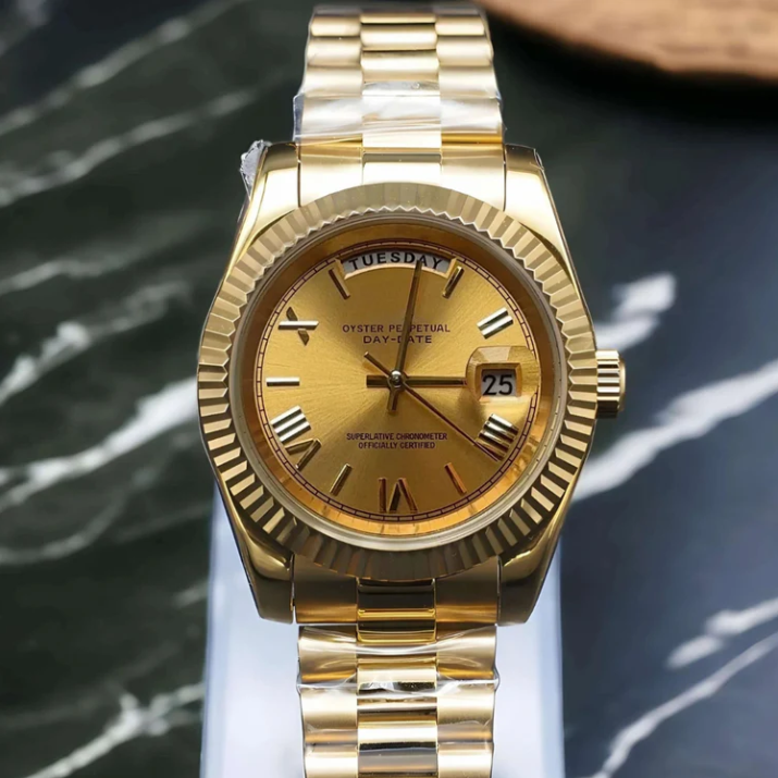 No.43 WATCH MOD JUST | DATE | FULL GOLD