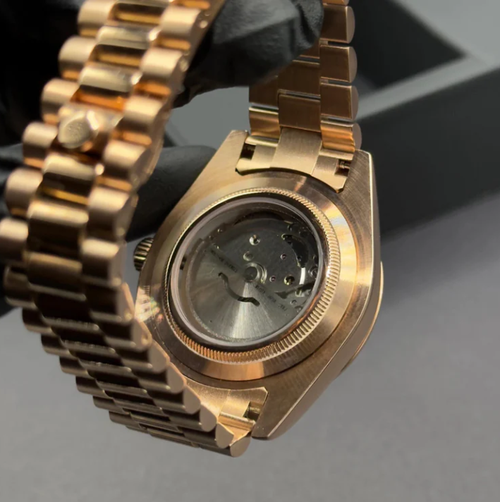 No.44 WATCH MOD JUST | DATE | ROSE GOLD CHOCOLATE