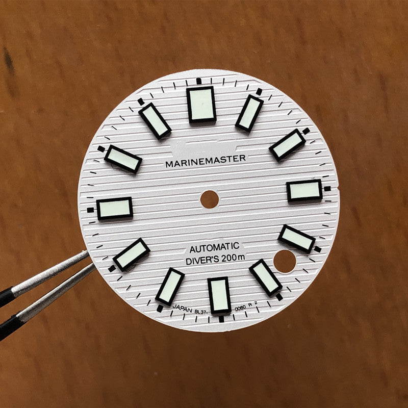 M2 WHITE 62MAS DIAL 28.5MM WITH S LOGO