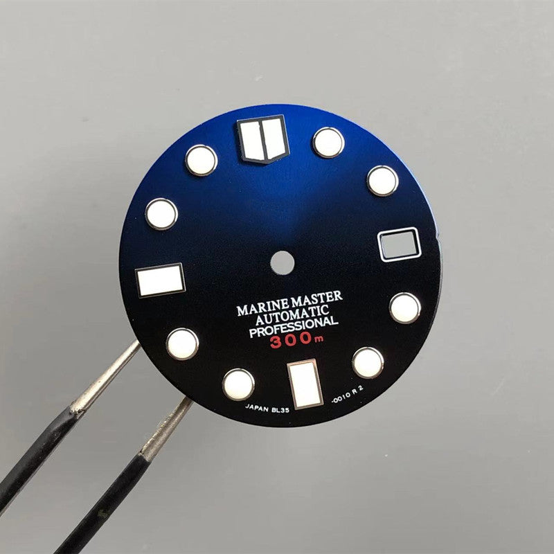 20.1 blue black dial with s logo