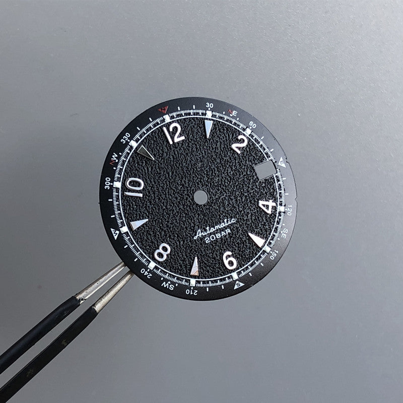 7.2 black dial with s logo