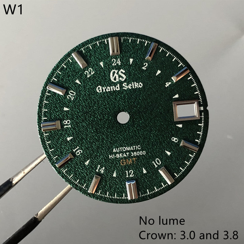 W1 28.5MM DIAL WITH LOGO NO LUME FIT nh35 movment