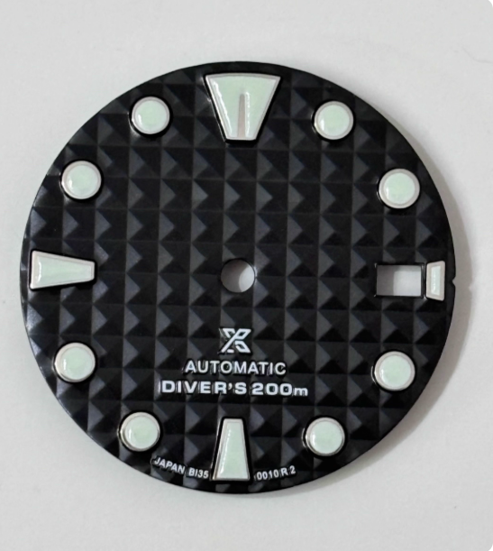 NH35 dial black color 28.5mm