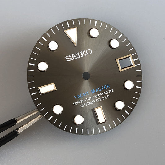 No.2 yatch-master dial with s logo 285mm green lume