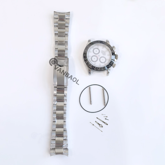 Panda Di case set compatible with 7750 movement 316 stainless steel sapphire