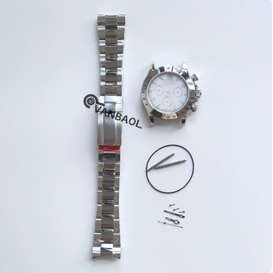 Panda Di case set compatible with 7750 movement 316 stainless steel sapphire