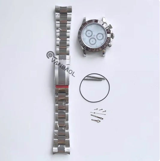 Panda Di case set compatible with 7750 movement 316 stainless steel sapphire