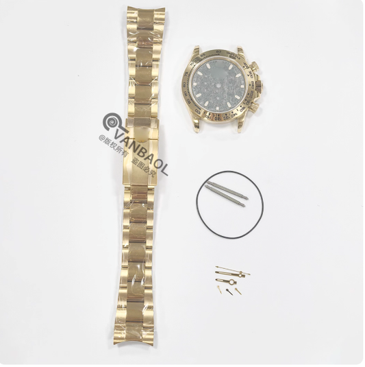 Panda Di case set compatible with 7750 movement 316 stainless steel sapphire