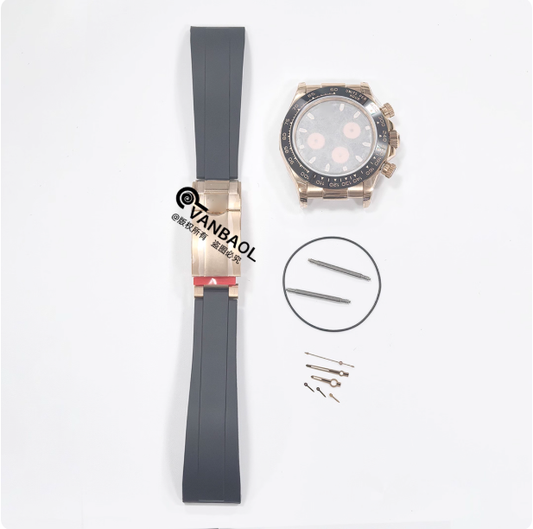 Panda Di case set compatible with 7750 movement 316 stainless steel sapphire