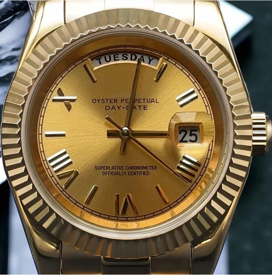 No.43 WATCH MOD JUST | DATE | FULL GOLD
