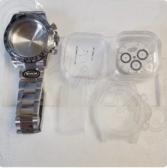 116500 Mechanical Watch 4130 Movement 904L Steel Case Kit