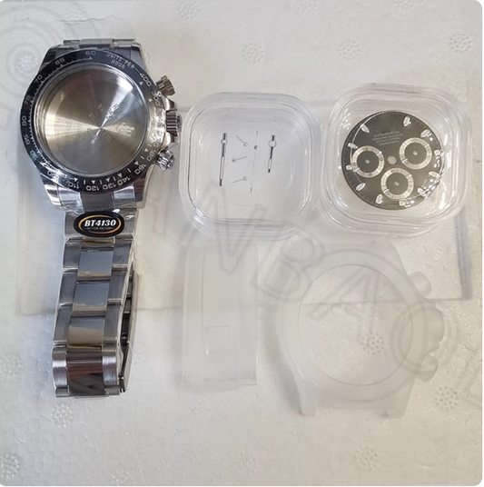 116500 Mechanical Watch 4130 Movement 904L Steel Case Kit