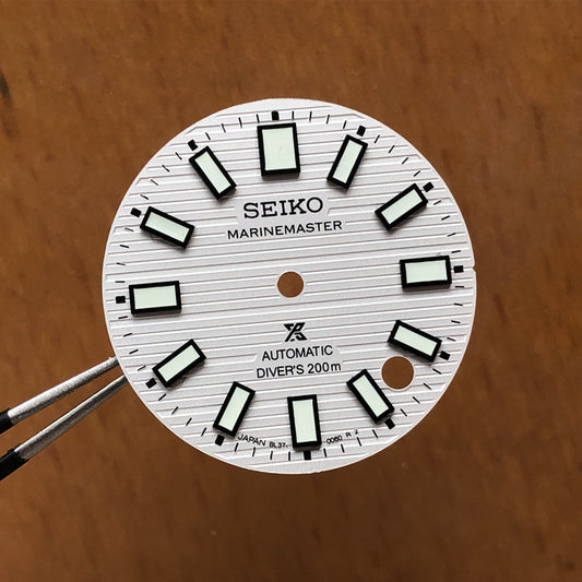 M2 WHITE 62MAS DIAL 28.5MM WITH S LOGO