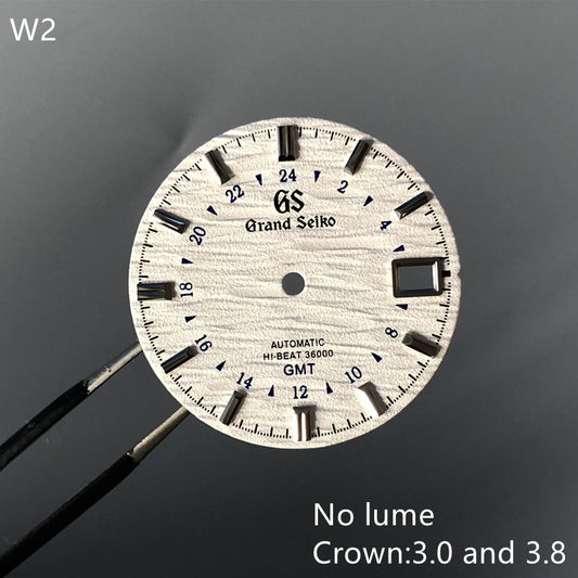 W2 dial with logo  28.5mm no lume